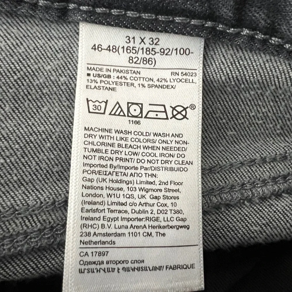 Banana Republic Traveler Jeans Mens 31x28* Slim Fit Dark Vintage Wash Stretch